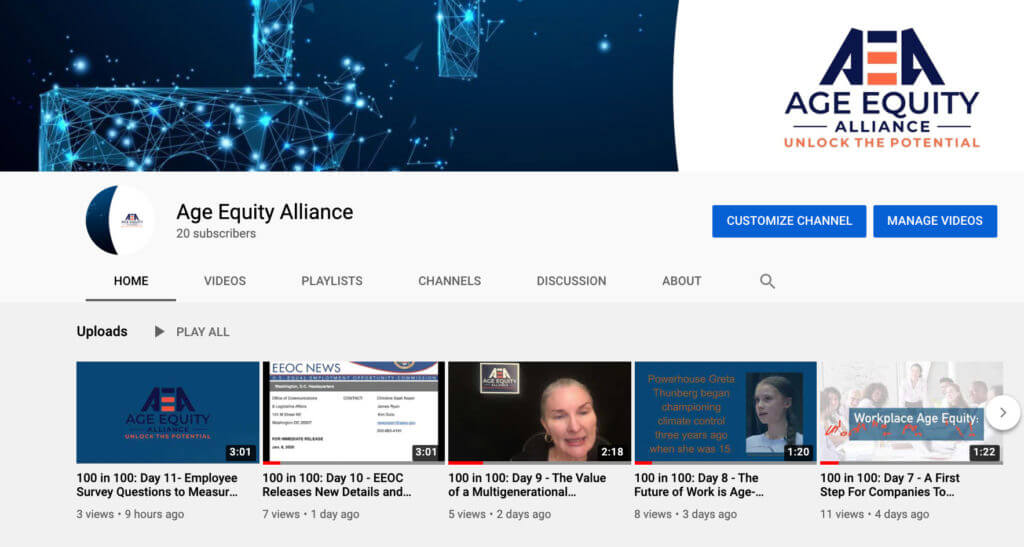 Age Equity Alliance on Youtube